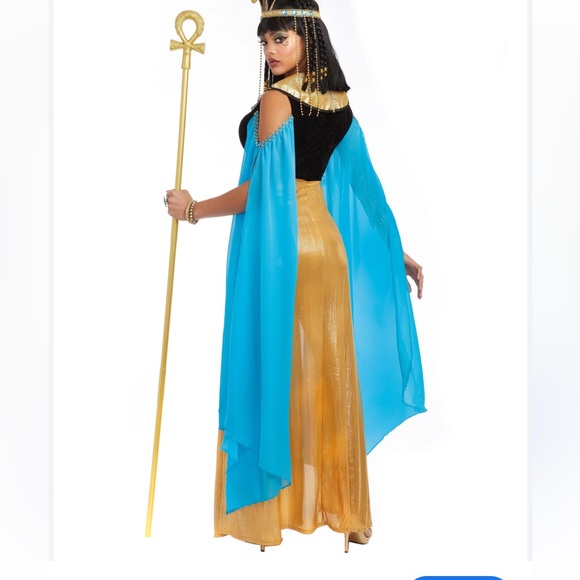 Queen Cleopatra Halloween costume with headpiece customized - Picture 9 of 10